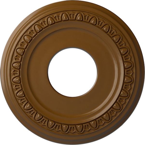 Ekena Millwork Jackson Ceiling Medallion (Fits Canopies up to 7 3/8"), 12 1/4"OD x 4"ID x 1 1/8"P, Smokey Topaz CM12JASTF - main